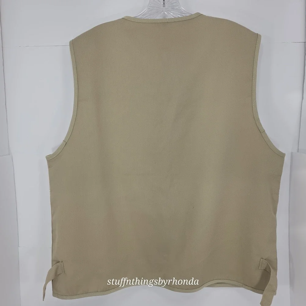 Yalinu Expedition Apparel Utility Hunting Fishing Hike Vest 3XL Khaki 46